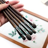Brown Professional Makeup Brushes