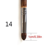 Brown Professional Makeup Brushes