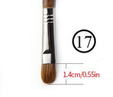 Brown Professional Makeup Brushes