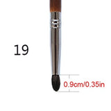 Brown Professional Makeup Brushes