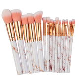 Marble Makeup Brushes